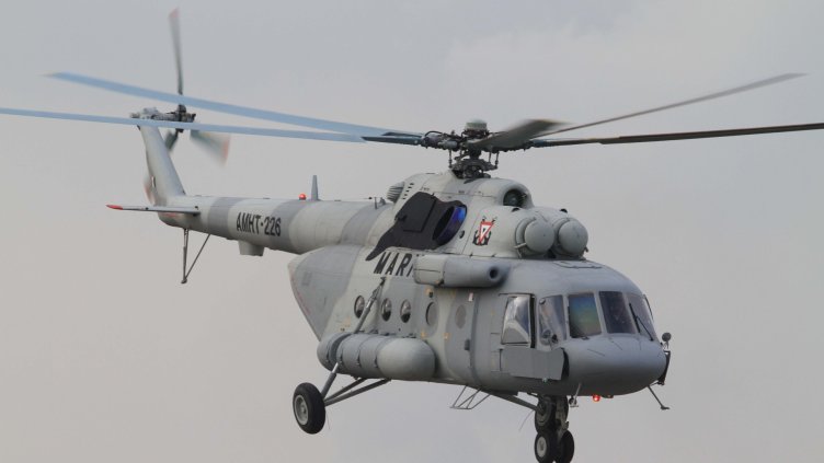 Катастрофира вертолет на военновъздушни сили в Мексико