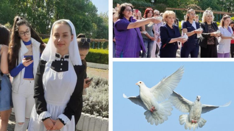 Бели гълъби полетяха в небето на Варна по повод Международния ден на сестринството