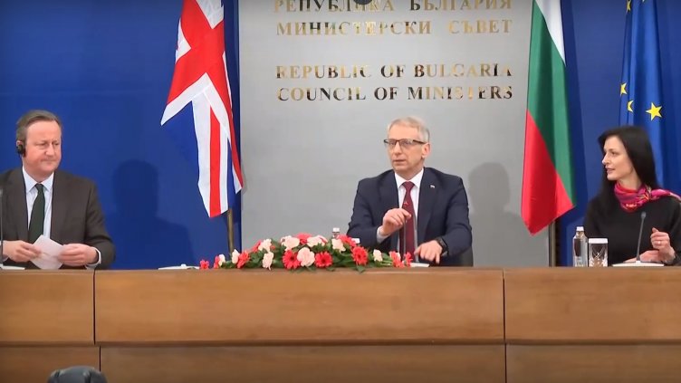 Камерън от София: Путин трябва да види, че е сбъркал (ВИДЕО)