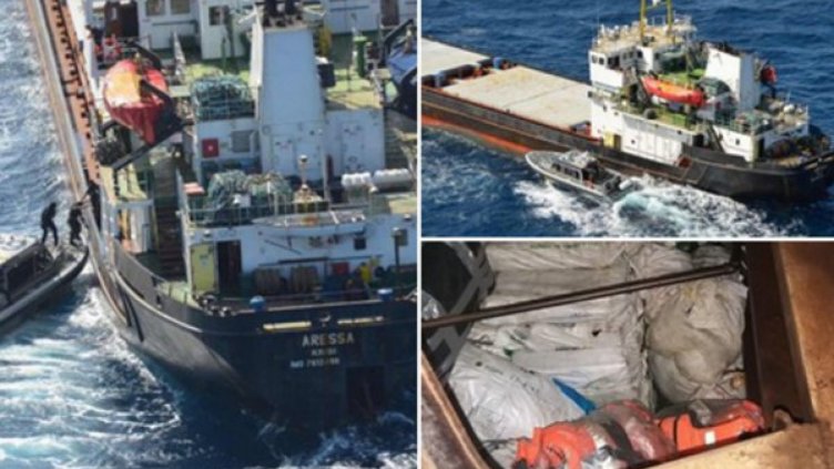 Заловиха 1 тон кокаин край Венецуела