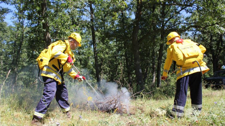 Оборудваха горските стражари със 100 нови пръскачки за гасене на пожари