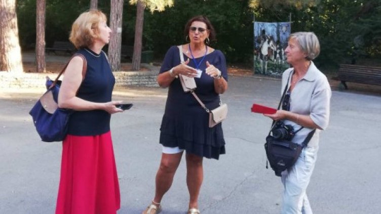 Полските журналисти Анна Клосовска и Алисия Микула са на посещение във Варна/Снимка: Община Варна