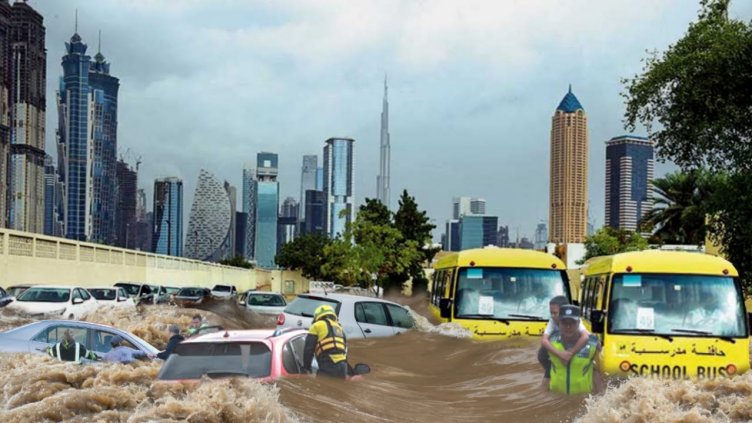 Потоп в Дубай след невиждани дъждове