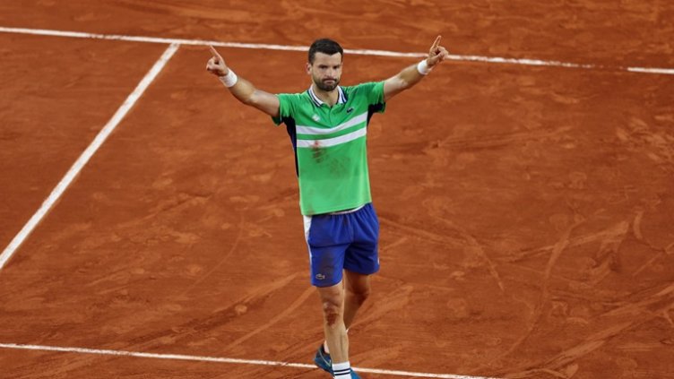 Гришо се класира за първи път на четвъртфинал на "Ролан Гарос"