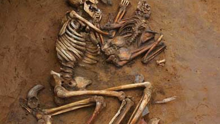 Зловеща находка! Откриха скелет на 30 години в двор на къща