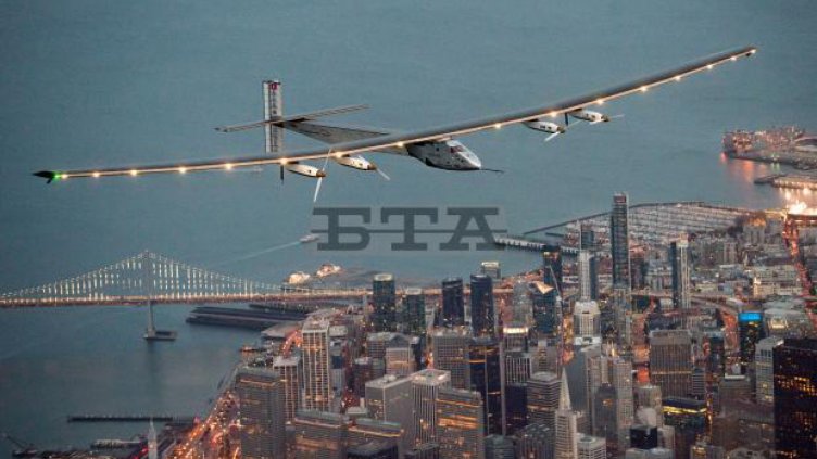 "Слънчев импулс 2" се приземи успешно в Калифорния