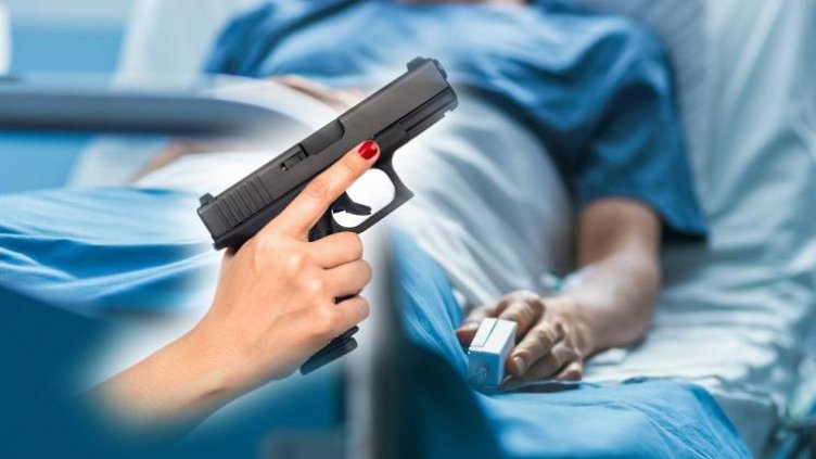 Кървав куршум в болница: Жена гръмна смъртноболния си мъж!