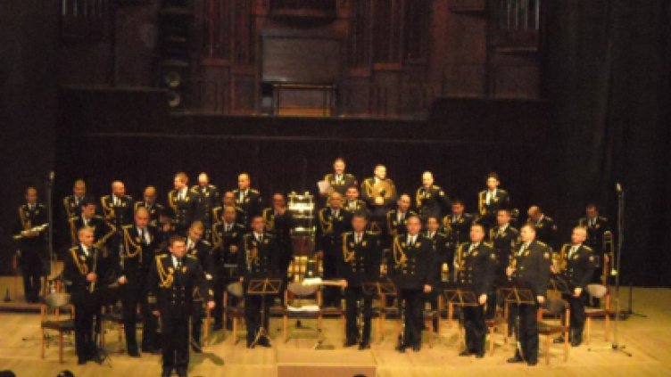 Коледен концерт на духовия оркестър на ВМС