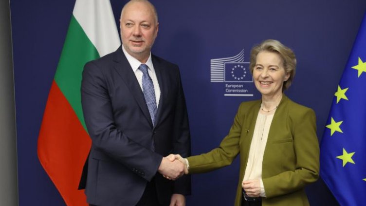 Росен Желязков представи приоритетите на кабинета пред Фон дер Лайен