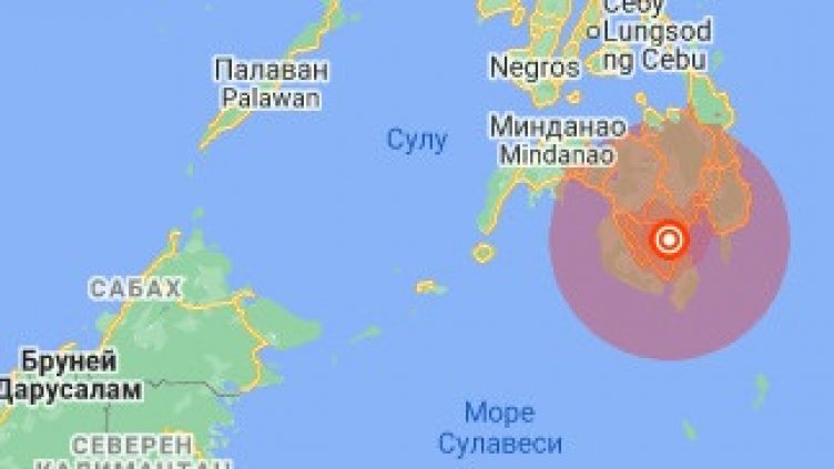 Силен трус разлюля Филипините