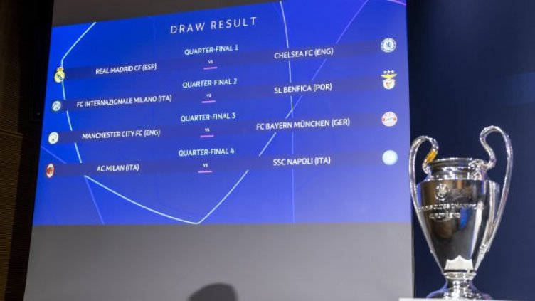 Ясни са 1/4-финалните двойки в Шампионската лига