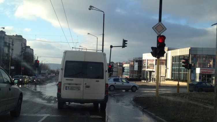 Заледяване в района на КАТ