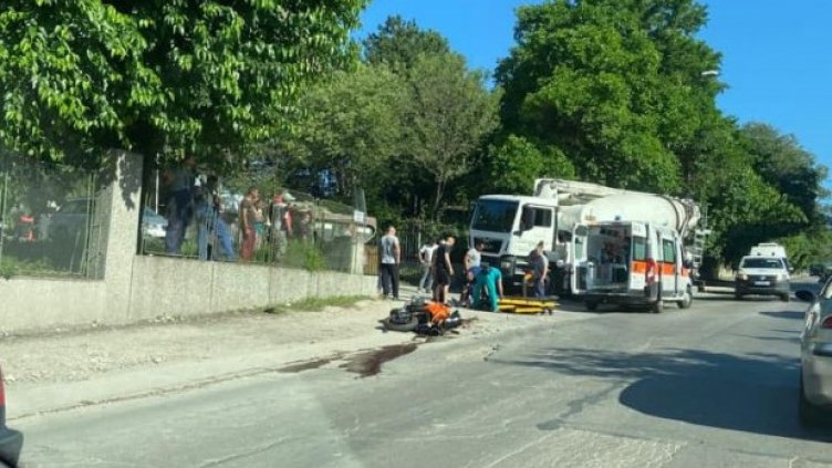 Мотористът сам се натресъл в бетоновоза до ВиК-Варна
