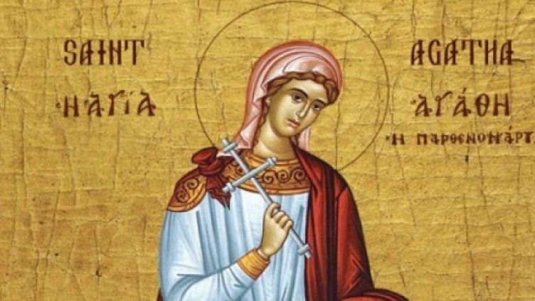 Църквата почита паметта на Св. мъченица Агатия