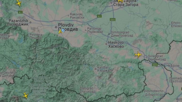 Графика: flightradar24