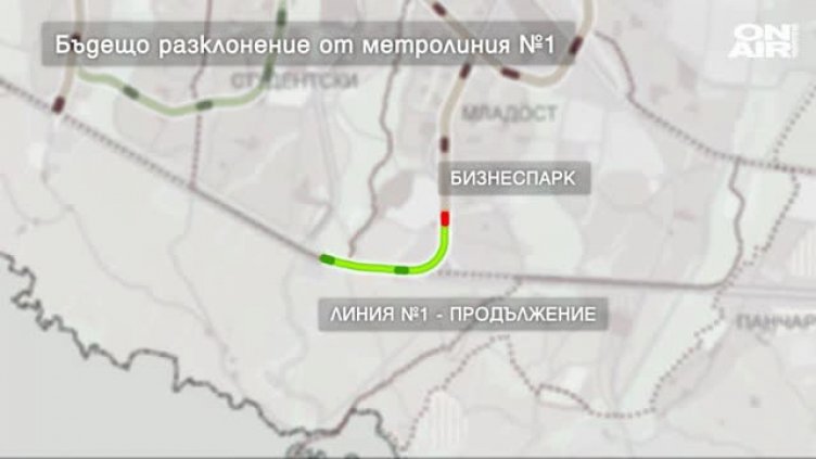 Пускат първия влак по третия лъч на метрото в края на октомври