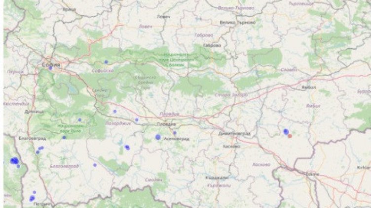 Земетресение люшна Ямбол