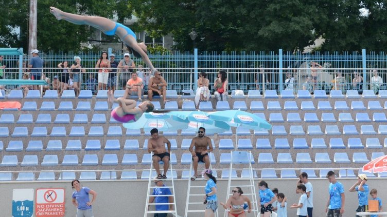 Балканиадата по скокове във вода се провежда във Варна