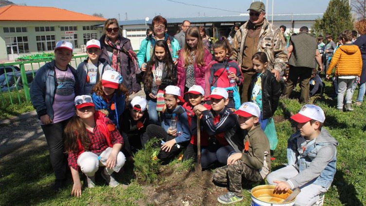 Горските стопанства в Провадия и с. Цонево подариха дръвчета на ученици 