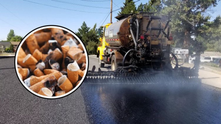 Нестандартна идея: Влагат фасове за по-добро качеството на асфалта