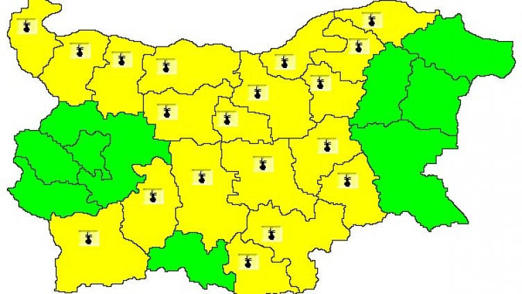 Обявиха жълт код за опасни жеги за 11 юли