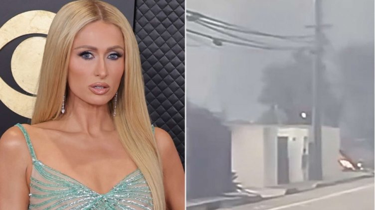 Парис Хилтън пусна ВИДЕО от изгорялото си имение