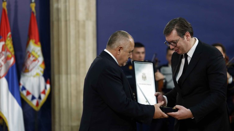Бойко Борисов беше награден с „Орденът на Република Сърбия“