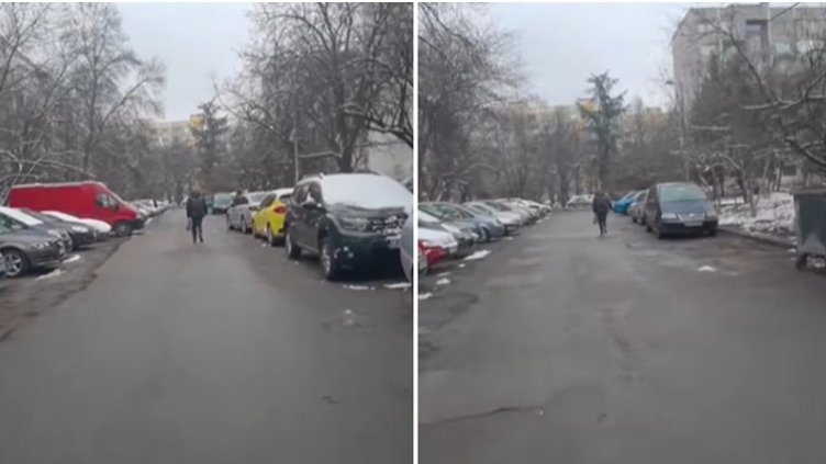 Новината на деня! Мъж краде пиене от магазин, жена го подгони ВИДЕО