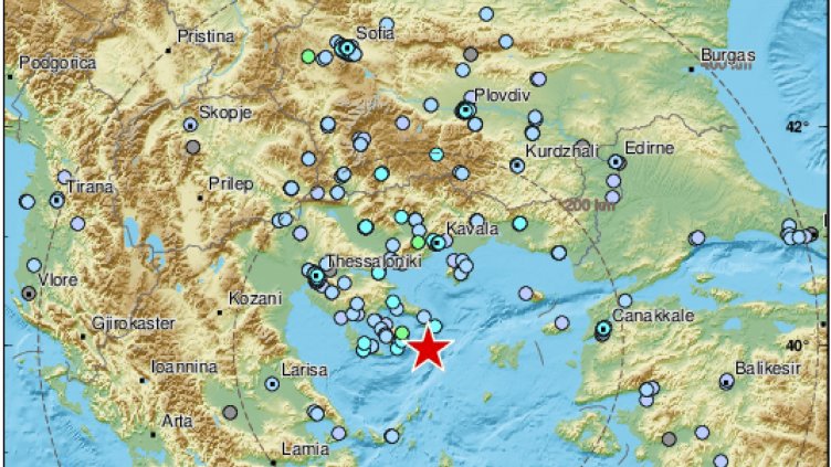 Трус разлюля Егейско море, усетихме го и у нас