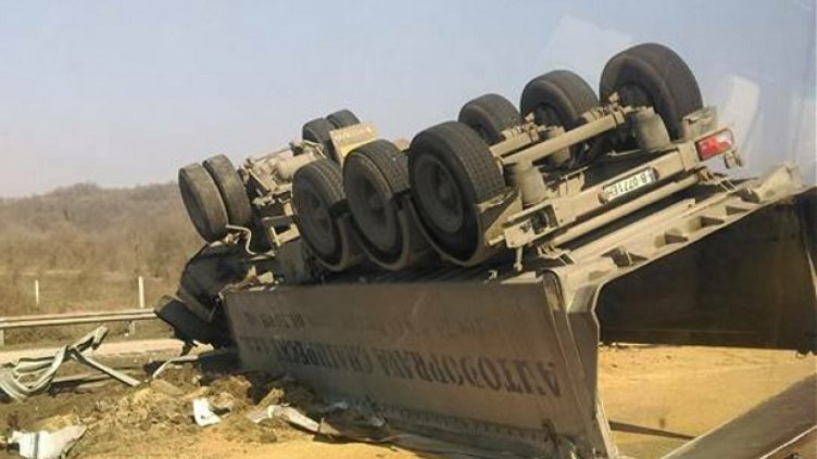 Разпиляно зърно затвори "Хемус" край Варна