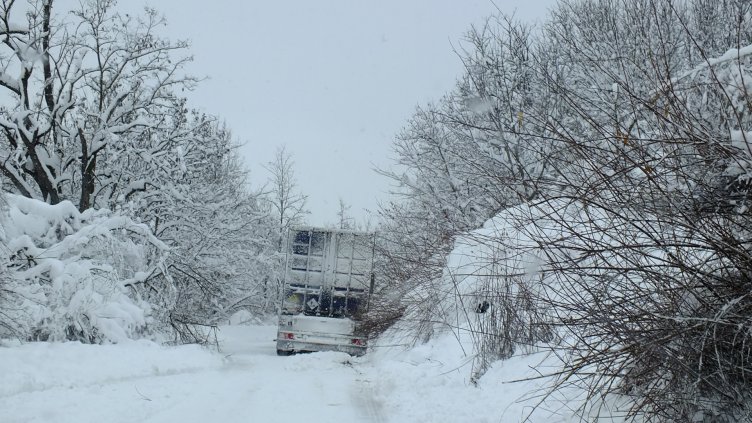 Тир се вряза в преспа