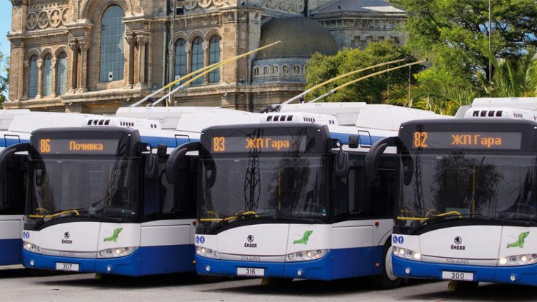 Тролей №82 тръгва по основния си маршрут