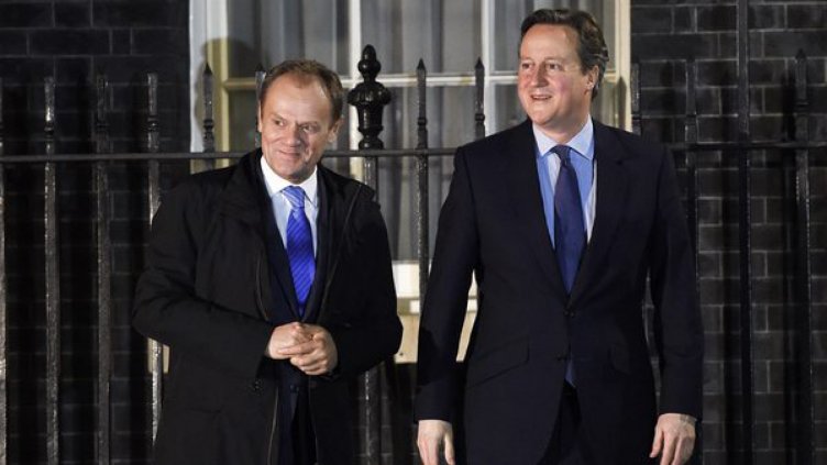 Доналд Туск и Дейвид Камерън.