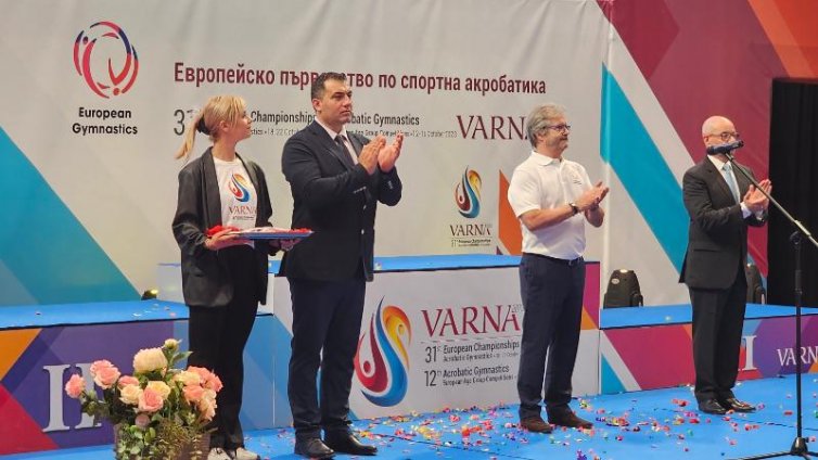 С 3 четвърти места за България завърши Европейското първенство по спортна акробатика във Варна