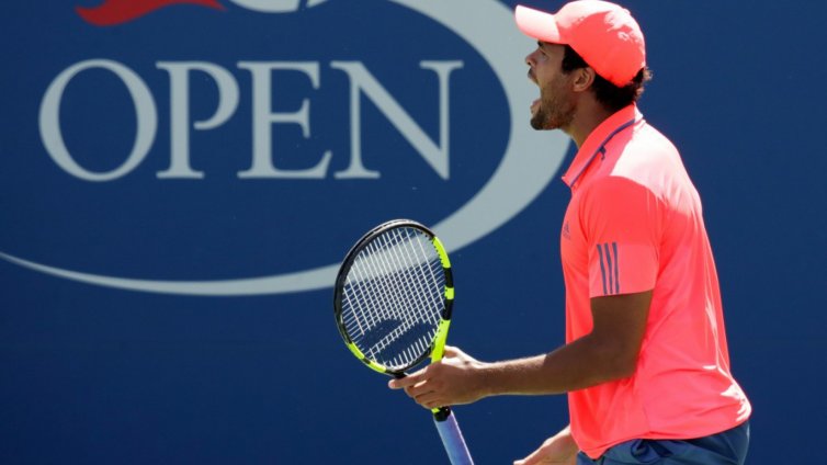 Цонга е първият осминафиналист на US Open