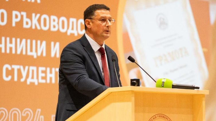 Ректорът на ИУ-Варна отново бе избран за гл. секретар на Съвета на ректорите на висшите училища в България