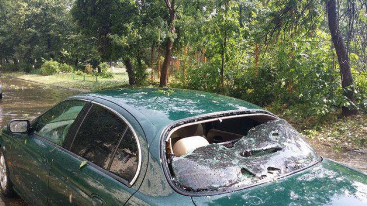 3 автомобила във Варна пострадаха от паднали клони и дървета