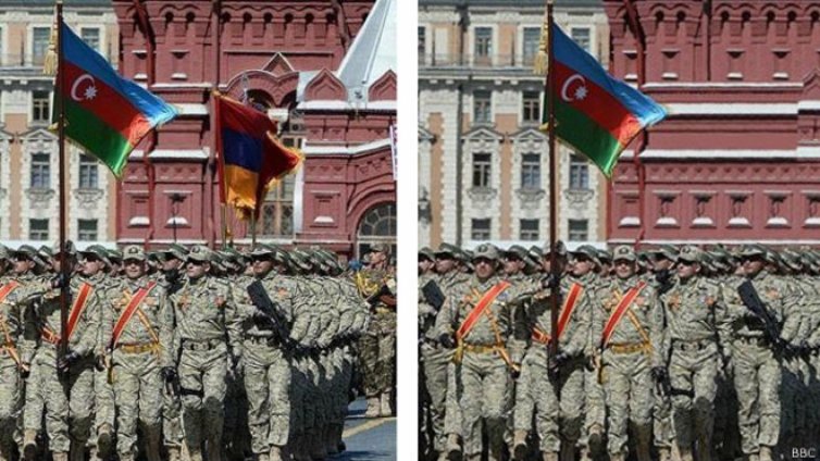 Азербайджан изтри знамето на Армения от парада на Червения площад