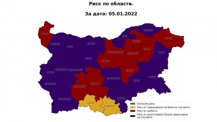 Варна пак е в тъмночервената COVID зона
