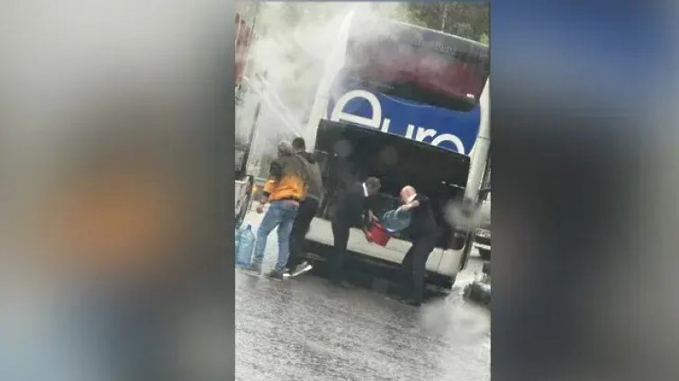 Турски е автобусът запалил се при Аксаковска панорама