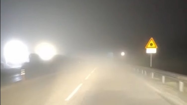 Гъста мъгла по пътищата във Варненско днес (ВИДЕО)