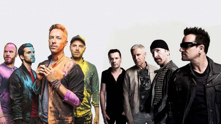 U2 и Coldplay – най-добре платените музиканти  
