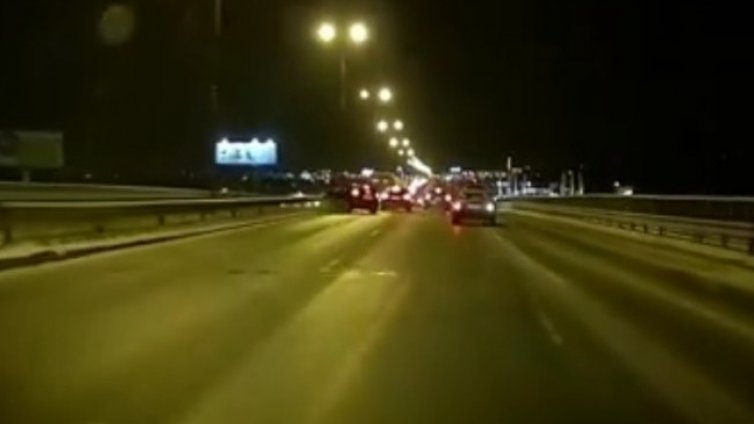 Вечерен верижен кошмар на столичното Околовръстно – 10 коли, двама ранени