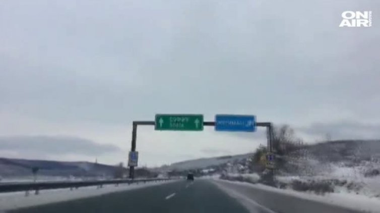 АМ Тракия проходима при зимни условия