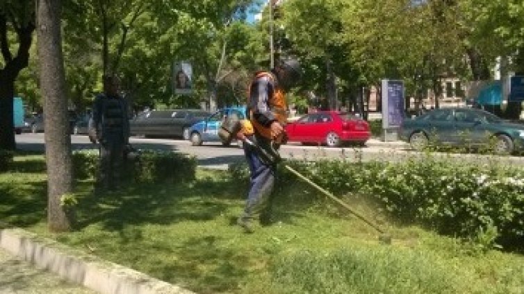 926 дка са окосени в район „Приморски”