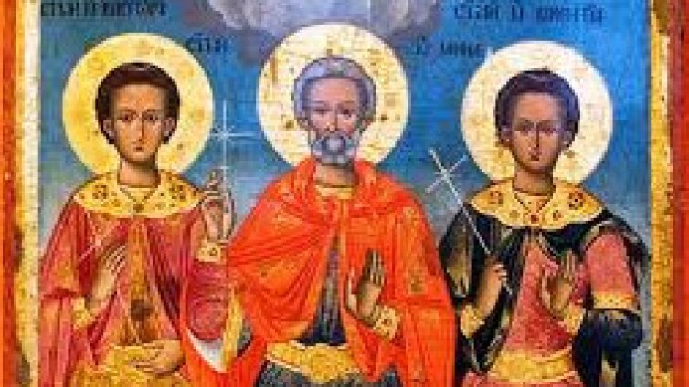 Почитаме  Светите мъченици Мина, Виктор и Викентий