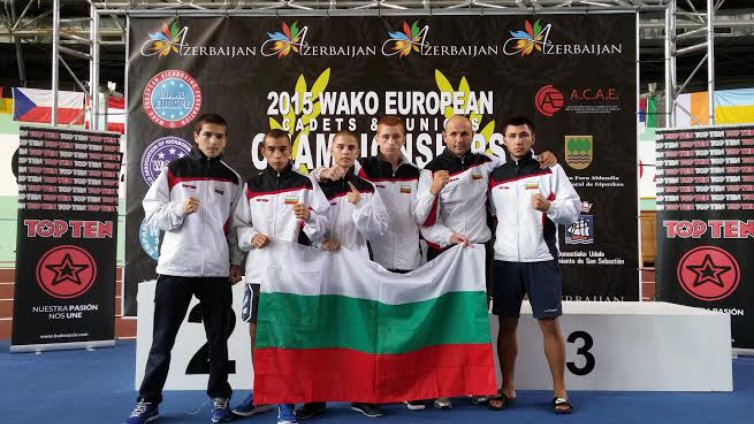 Ученици от Спортното златни на европейското