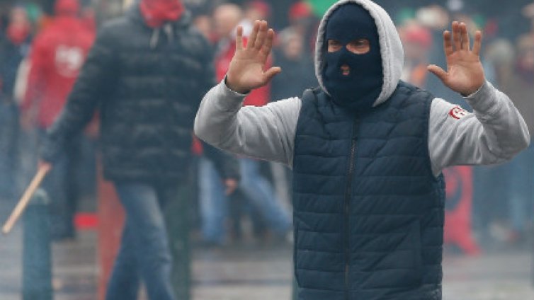 100 000 белгийци излязоха на протест в Брюксел