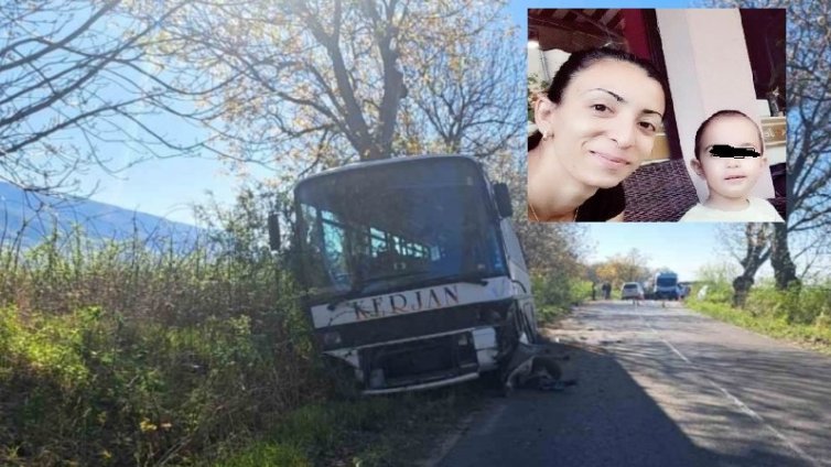 Майка загина в челен сблъсък с рейс 