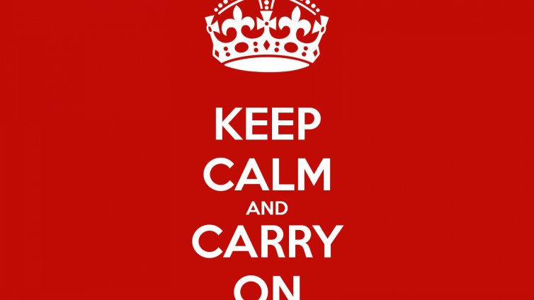 Наддават от 21 000 паунда за плакат "Keep calm and carry on"